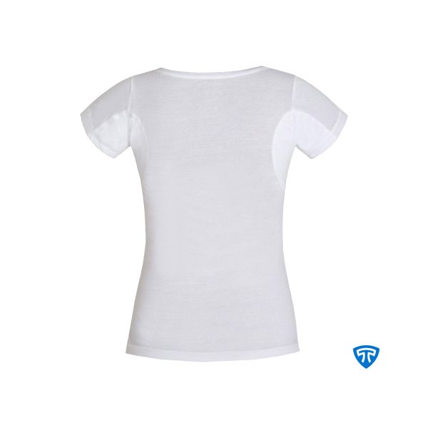 تیشرت ضد تعریق زنانه سفید - Image 4