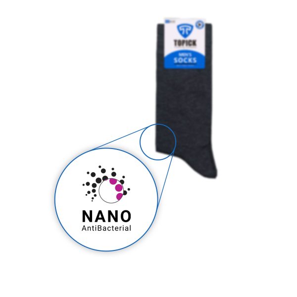 جوراب نانو ضدبو مردانه ساقدار تاپیک