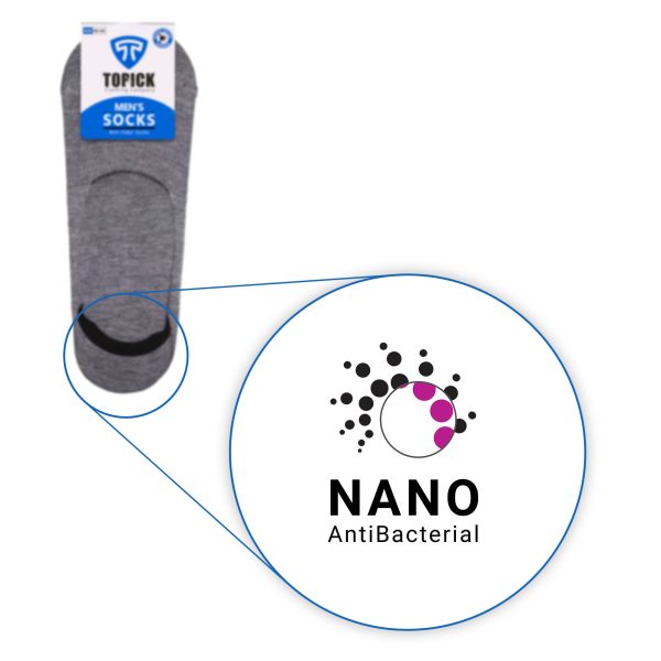جوراب نانو ضدبو مردانه کالجی تاپیک