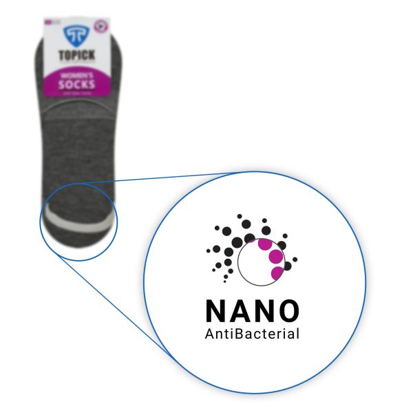 جوراب نانو و ضدبو زنانه کالجی تاپیک