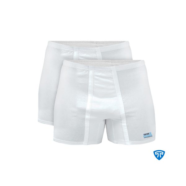 شورت پادار سفید تاپیک