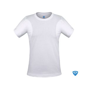 تیشرت ضدتعریق مردانه یقه گرد سفید تاپیک