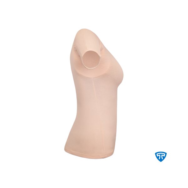 تیشرت_نانو_آنتی_باکتریال_ضدتعریق_مودال_زنانه_کرم