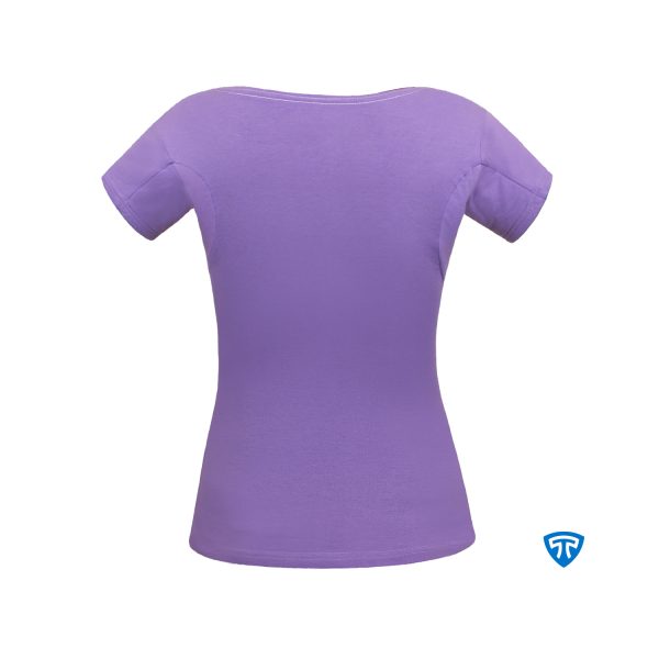 تیشرت ضد تعریق مودال زنانه بنفش - Image 6
