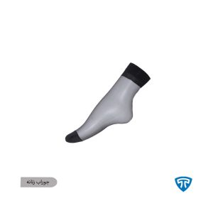 جوراب زنانه دو ربع شیشه ای ساده