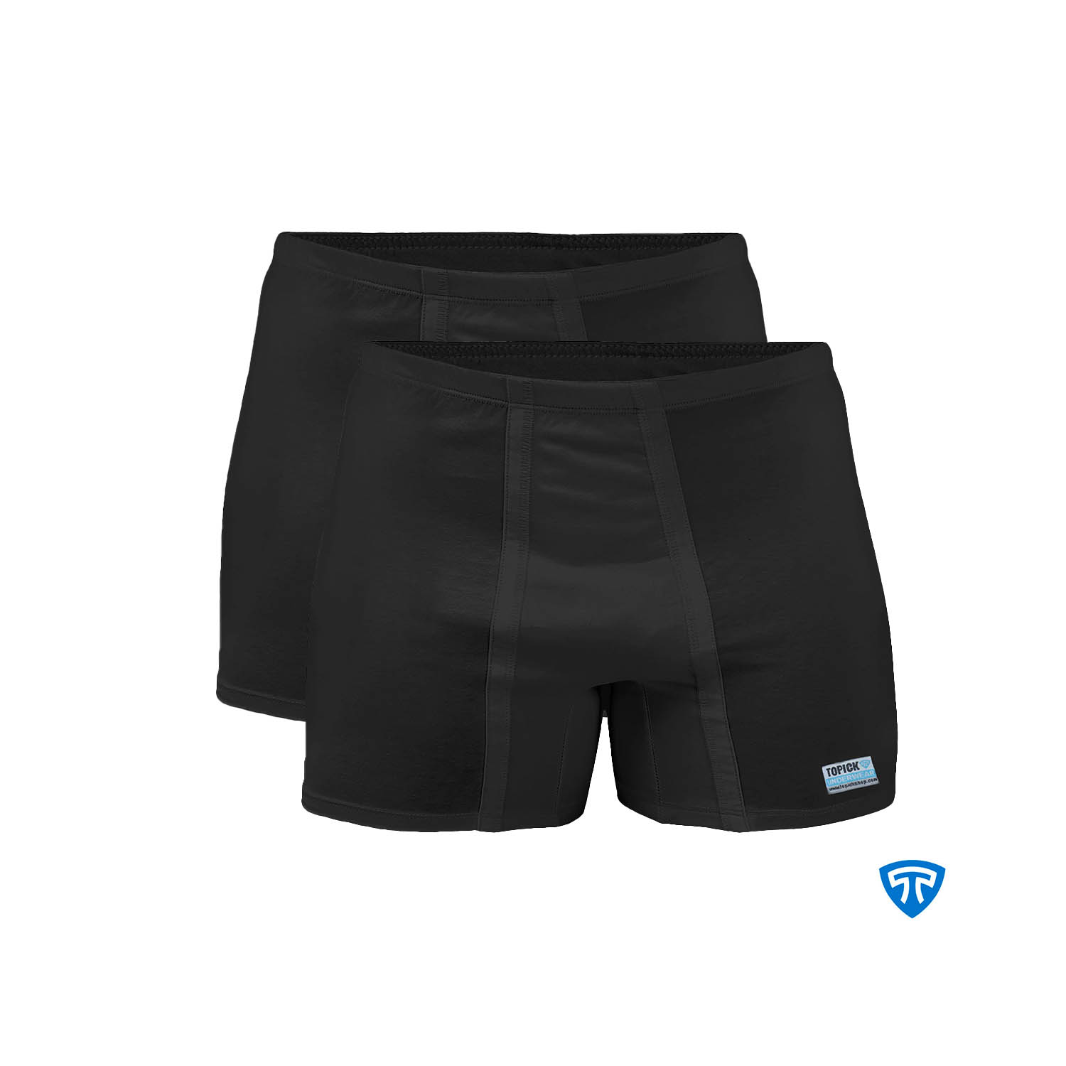 شورت پادار مشکی تاپیک