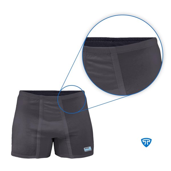 شورت پادار زغالی تاپیک