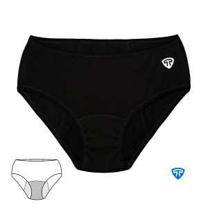 شورتپد مشکی مناسب دوران قاعدگی پریودی