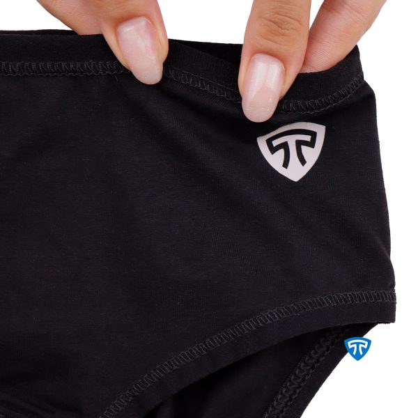 شورتپد مناسب دوران قاعدگی پریودی بانوان مشکی1