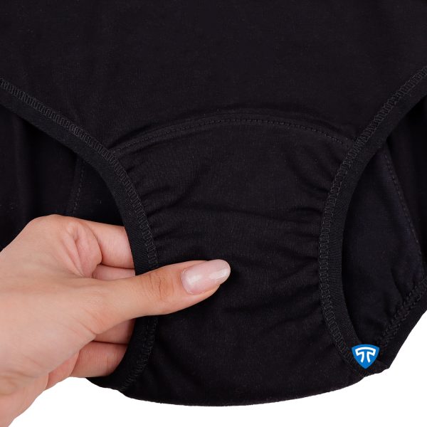 شورتپد مناسب دوران قاعدگی پریودی بانوان مشکی1