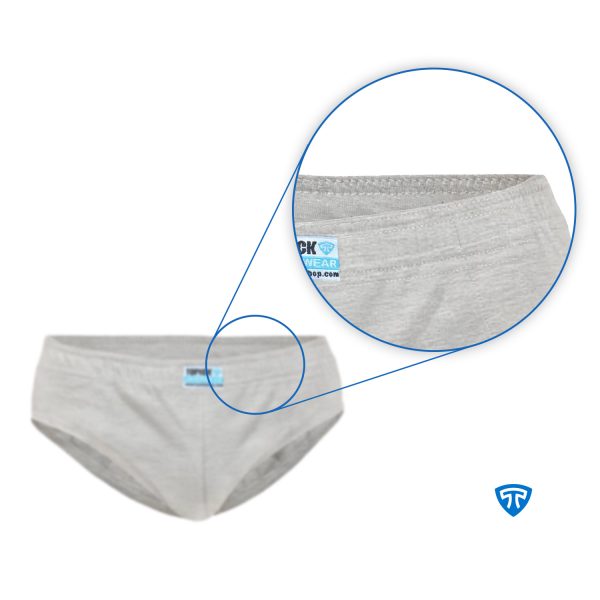 شورت اسلیپ پنبه کش لیفه ای (پک 3 عددی) ملانژ - Image 4