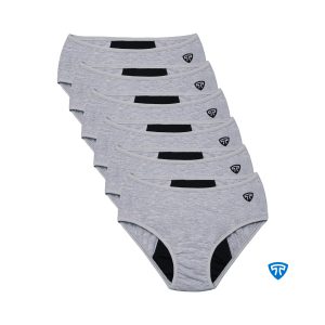 شورت پد بسته 6 عددی رنگ ملانژ