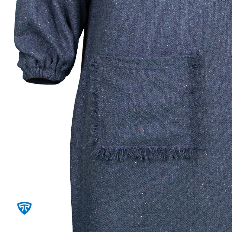 پیراهن زمستانه زنانه توییت سورمه ای - Image 2