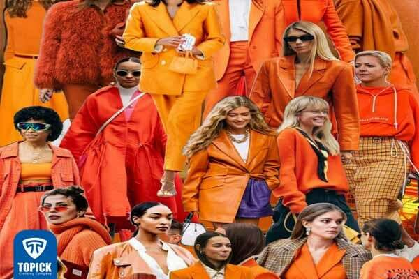 ست لباس نارنجی