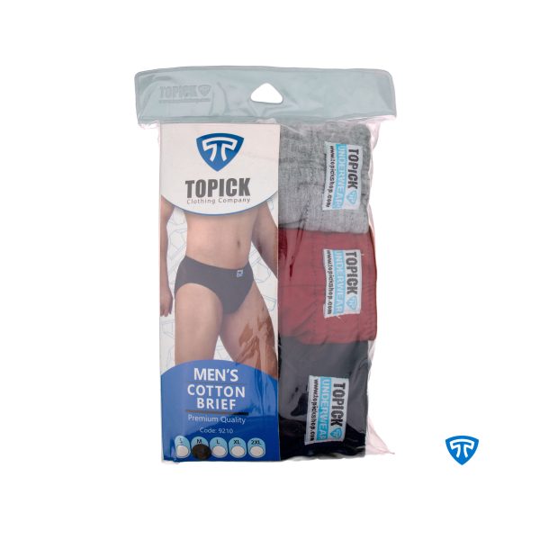 شورت اسلیپ مردانه پنبه کش لیفه ای (پک 3 عددی) پلاتین 20 - Image 7