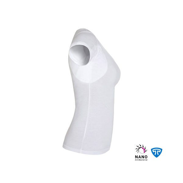 تیشرت نانو آنتی باکتریال ضدتعریق زنانه سفید - Image 5