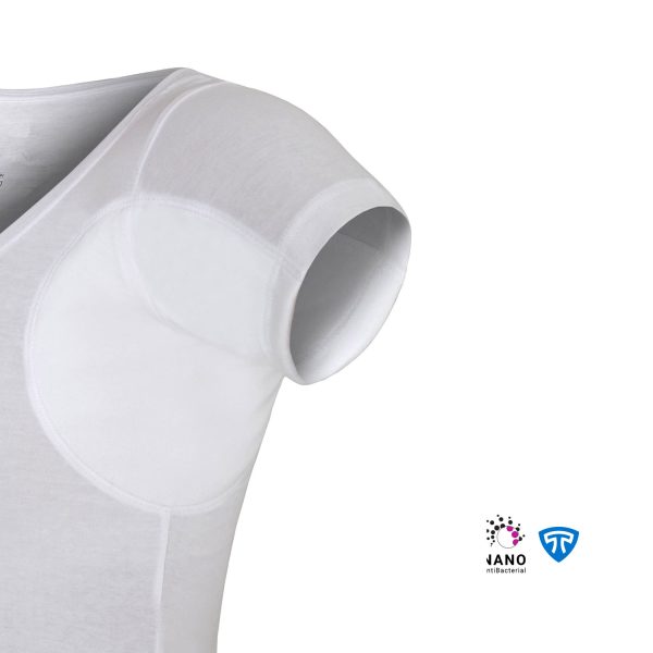 تیشرت نانو آنتی باکتریال ضدتعریق زنانه سفید - Image 6