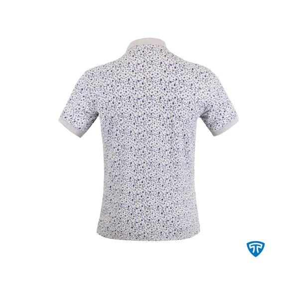 پولوشرت آبی زاویه پشت