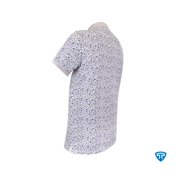 پولوشرت آبی زاویه بقل