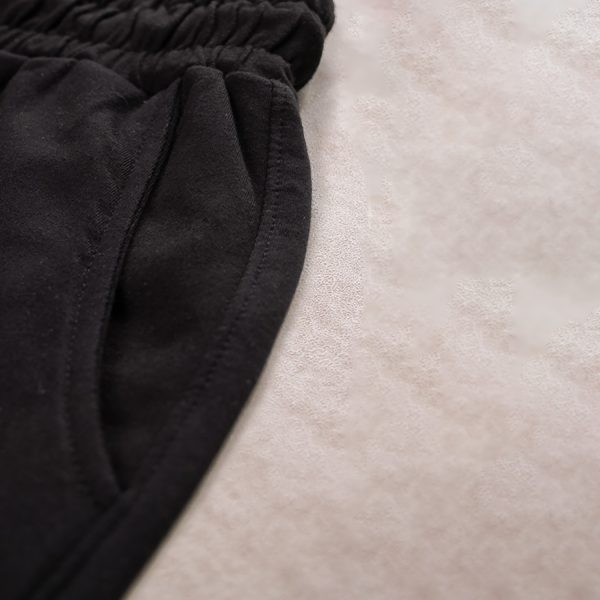 شلوارک مردانه دورس دو نخ لاکرا مشکی - Image 4