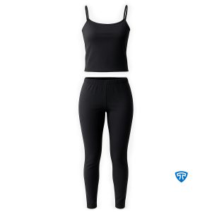 ست تاپ و لگ ویسکوز پنبه تاپیک فری سایز