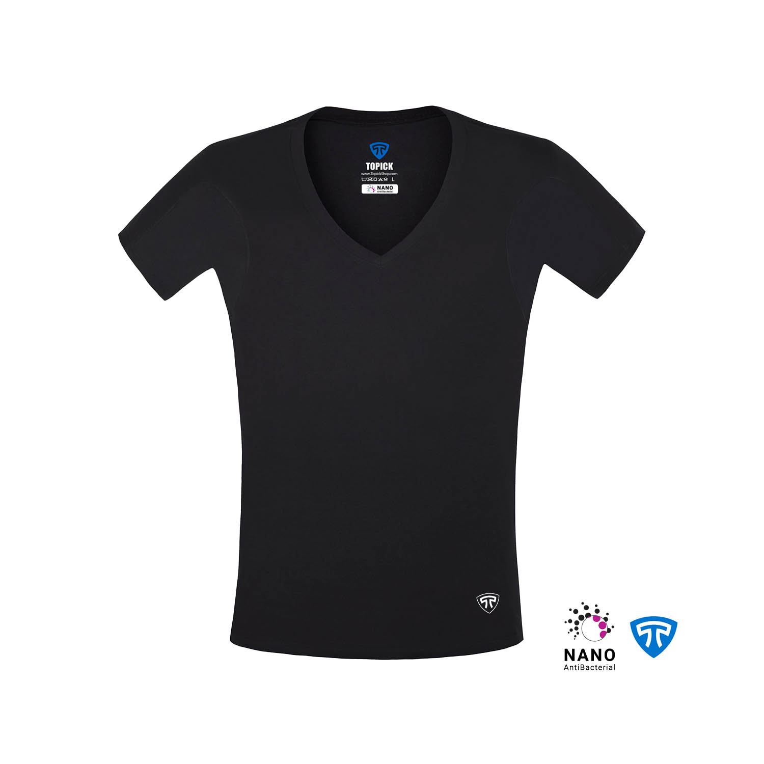 زیرپوش_ضد_تعریق_یقه_هفت_باز_مردانه_مشکی_1 نانو آنتی باکتریال