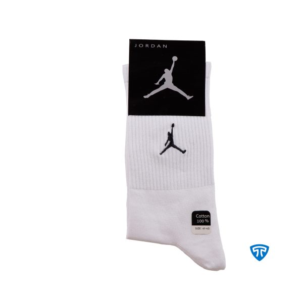 جوراب ساقدار اسپرت سفید تاپسک برند jordan