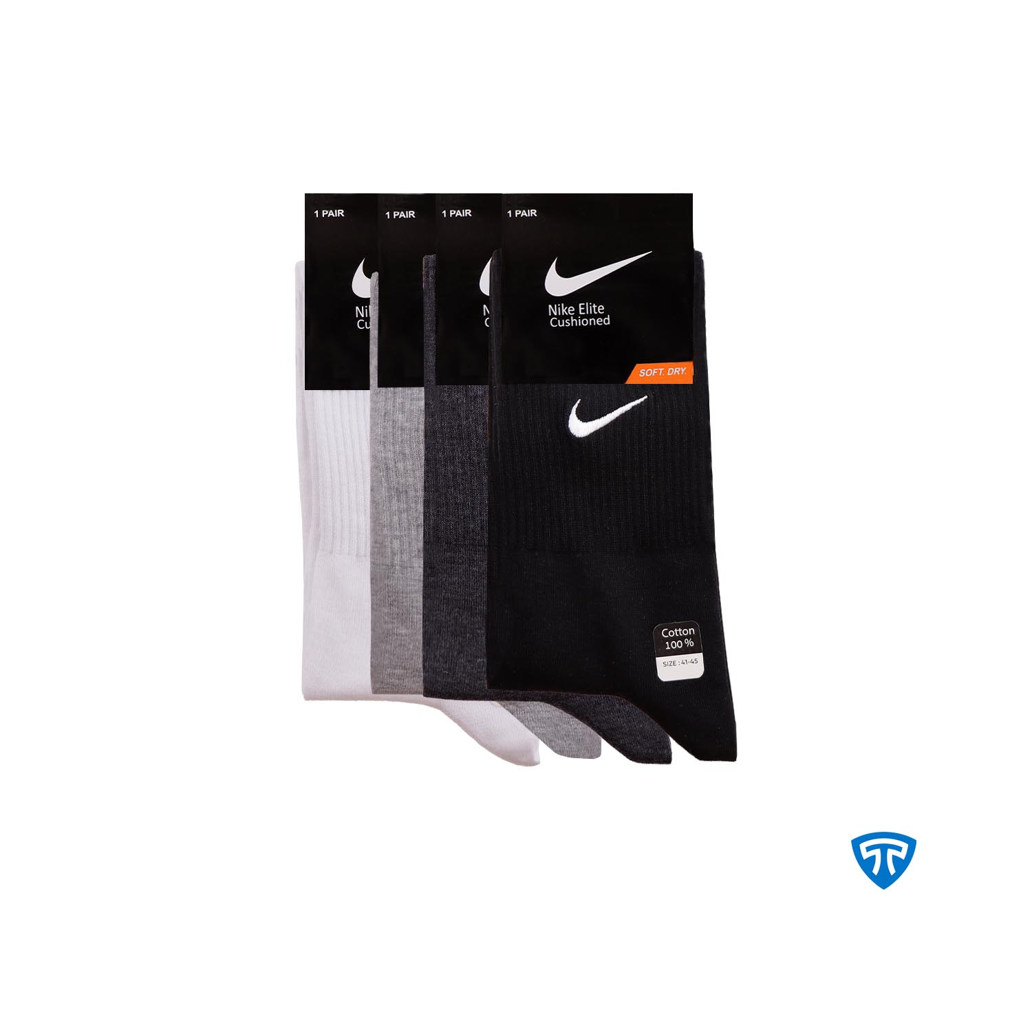 جوراب ساقدار اسپرت مردانه 4 عددی تاپیک برند نایک