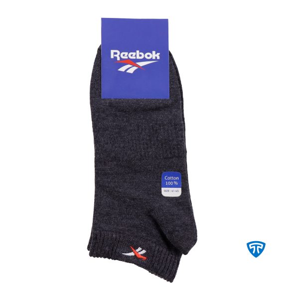 جوراب مچس اپرت مردانه ذغالی تاپیک برند reebo;