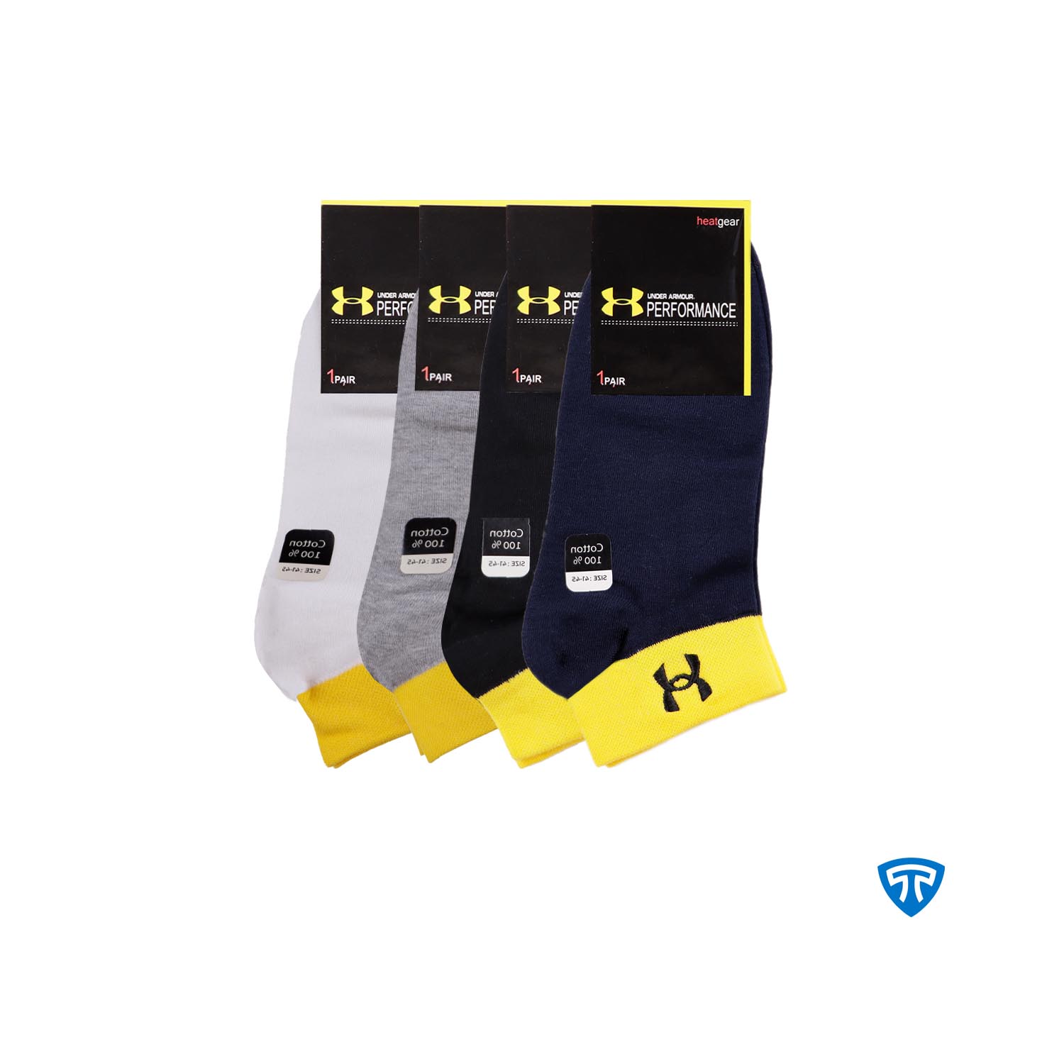 جوراب مچی اسپرت مردانه 4 عددی تاپیک برند under armour
