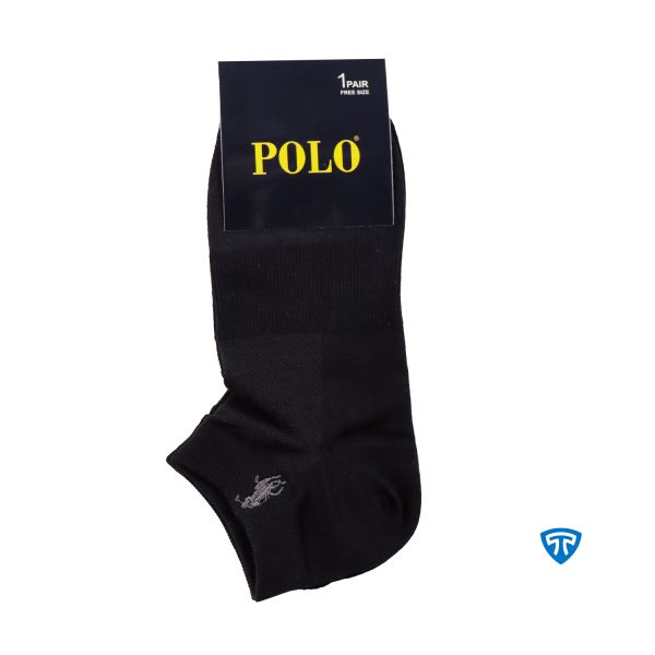 جوراب مچی اسپرت مردانه مشکی تاپیک برند polo