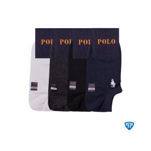 جوراب مچی زیرقوزکی اسپرت 4 عددی ذغالی تاپیک