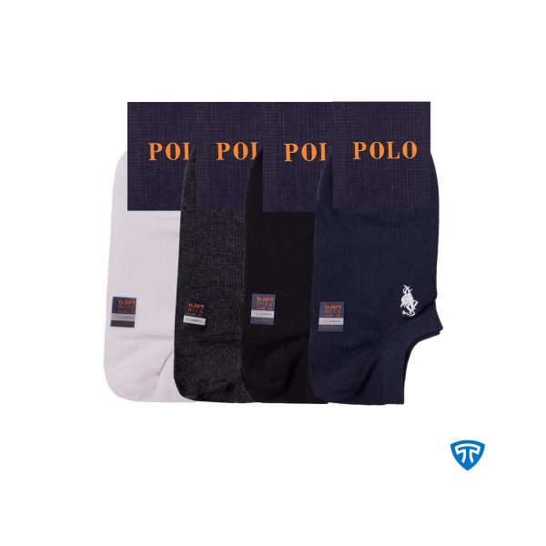 جوراب مچی زیرقوزکی اسپرت 4 عددی ذغالی تاپیک