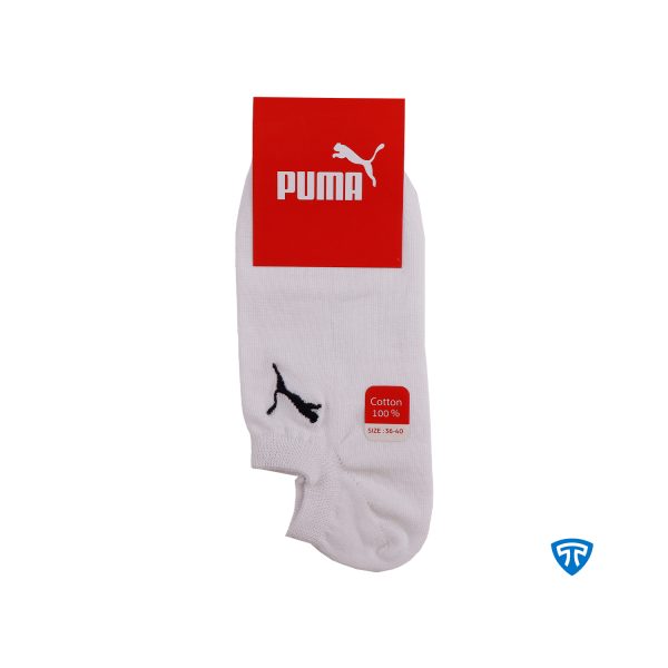 جوراب مچی زیرقوزکی اسپرت زنانه سفید تاپیک