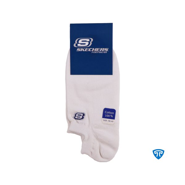 جوراب مچی زیرقوزکی اسپرت زنانه سفید تاپیک