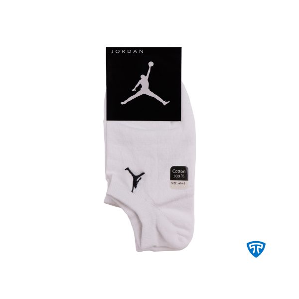 جوراب مچی زیرقوزکی اسپرت مردانه سفید تاپیک