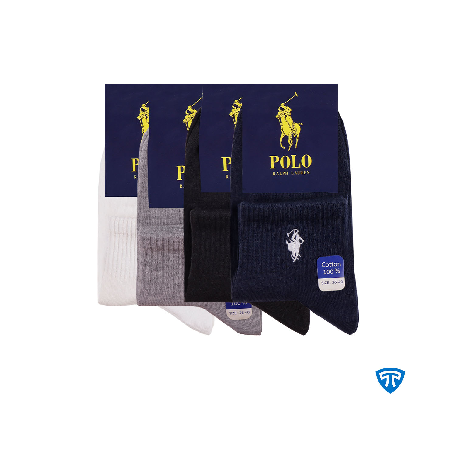 جوراب نیم ساق اسپرت زنانه 4 عددی تاپیک