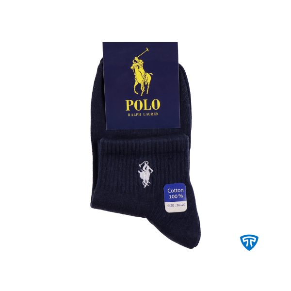 جوراب نیم ساق اسپرت زنانه سرمه ای تاپیک