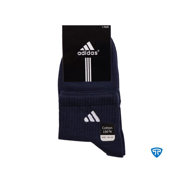 جوراب نیم ساق اسپرت زنانه سرمه ای تاپیک