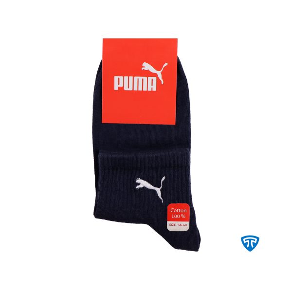 جوراب نیم ساق اسپرت زنانه سرمه ای تاپیک