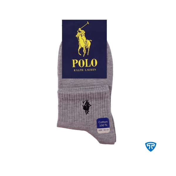 جوراب نیم ساق اسپرت زنانه ملانژ تاپیک