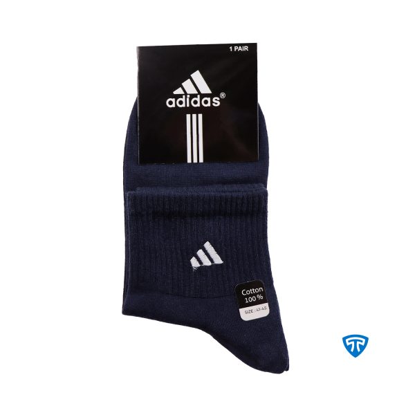 جوراب نیم ساق اسپرت مردانه سرمه ای تاپیک