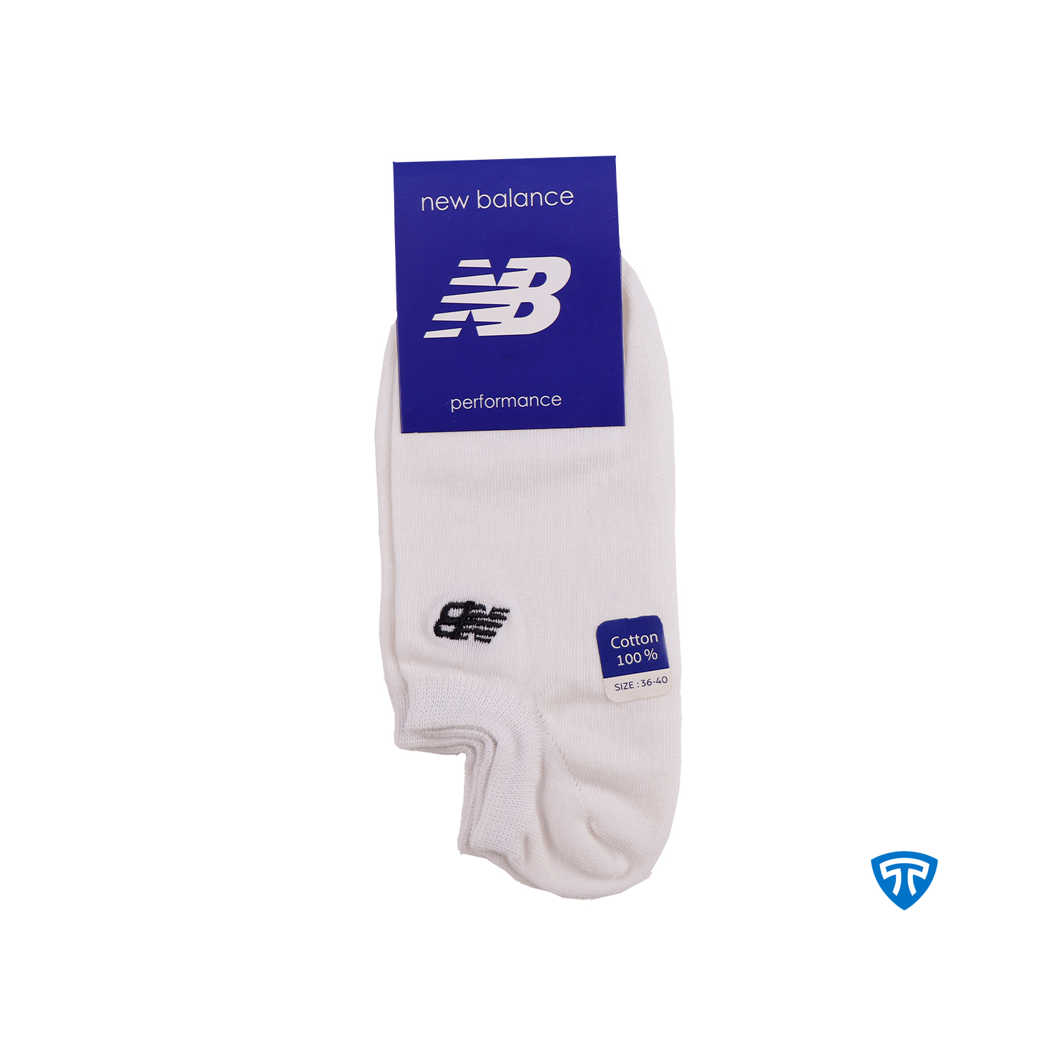 جورب مچی زیرقوزکی اسپرت زنانه سفید تاپیک