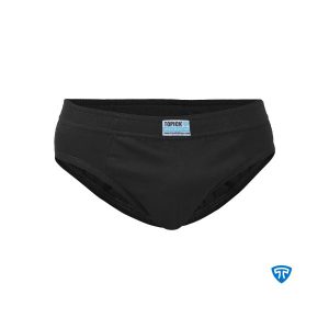 شورت اسلیپ پنبه کش لیفه ای تک عددی مشکی